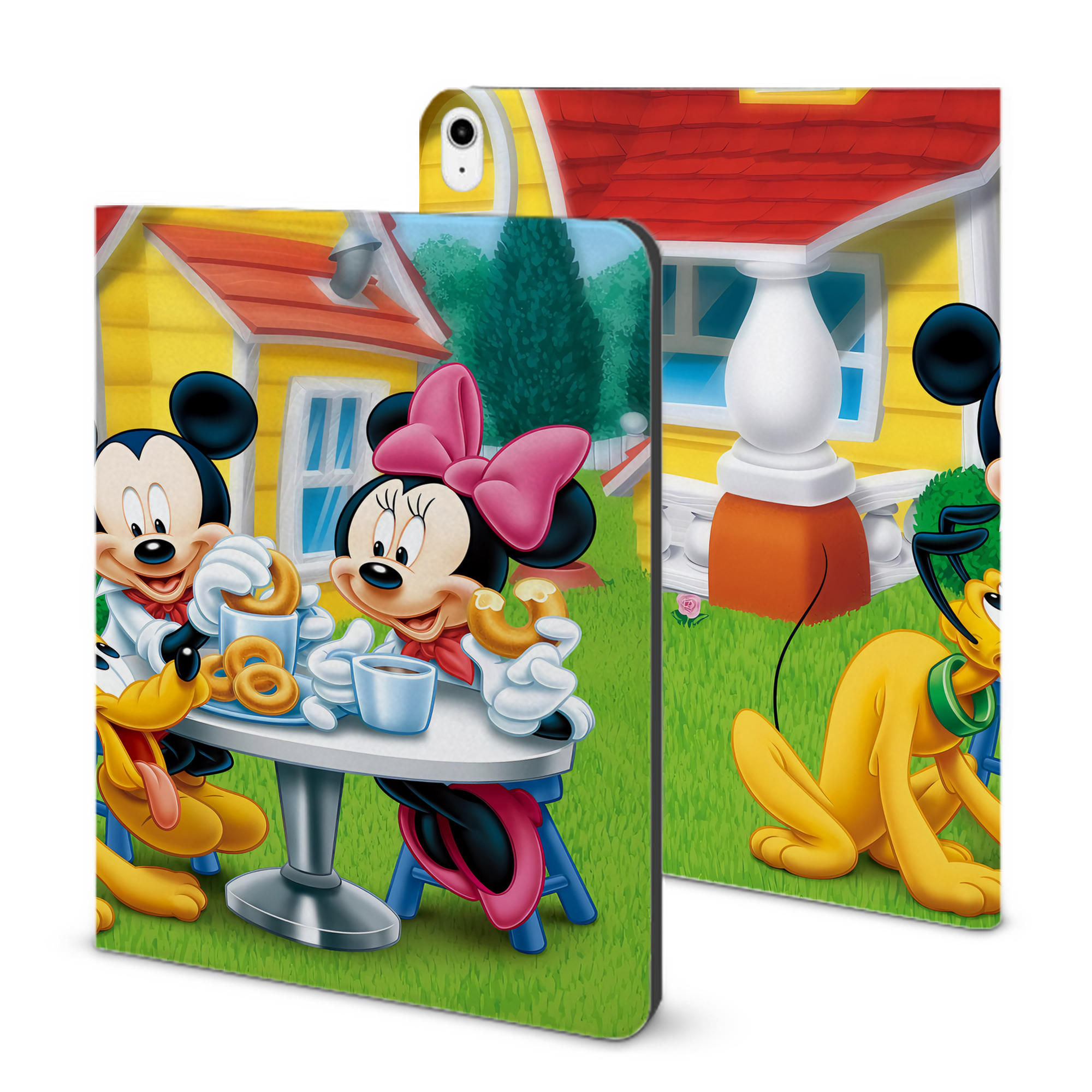 （画像用） ミッキーマウス Mickey Mouse IPadケース ペンホルダー付き ブックスタイルデザイン